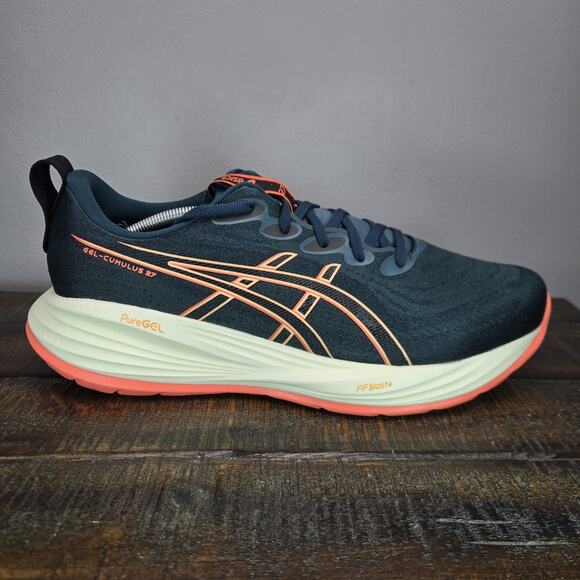 NEW ASICS Gel-Cumulus 27 Mens Size 13 Running Shoes Saxon Green 1011B960-301 main image 9